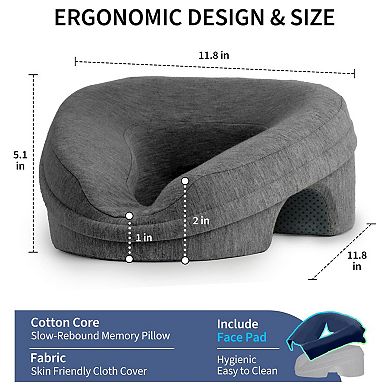 Face Down Pillow Massage Headrest Bed Sleeping Cradle After Surgery