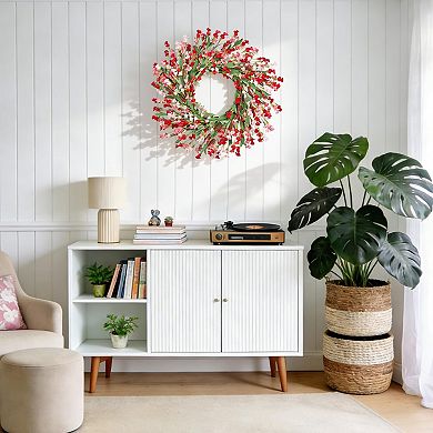 26" Front Door Spring Summer Wreath All Season Indoor Outdoor Decor