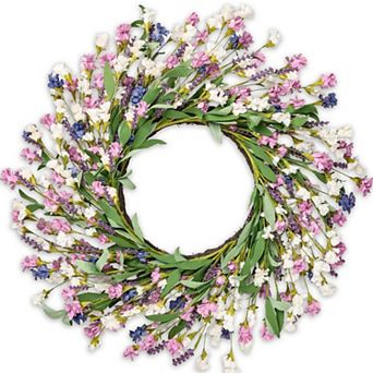 26" Front Door Spring Summer Wreath All Season Indoor Outdoor Decor