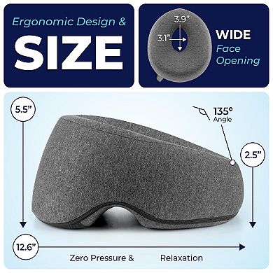 Face Down Pillow Massage Bed Memory Foam Cradle with Removable Cover