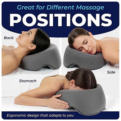 Face Down Pillow Massage Bed Memory Foam Cradle with Removable Cover