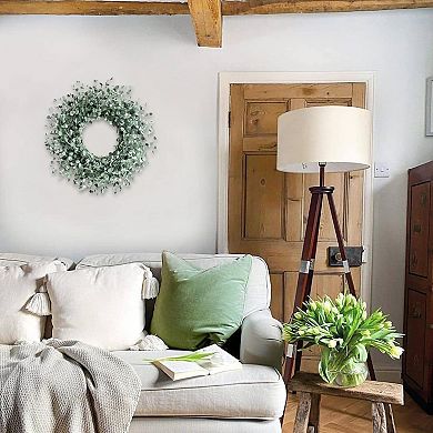 24" Boxwood Wreath Everyday Greenery Front Door Wedding Decor