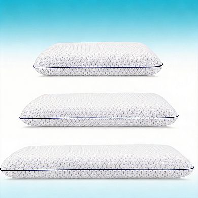 Memory Foam Side Sleeper Pillow Washable Breathable Mesh Cover