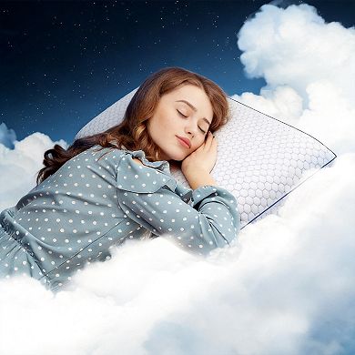 Memory Foam Side Sleeper Pillow Washable Breathable Mesh Cover