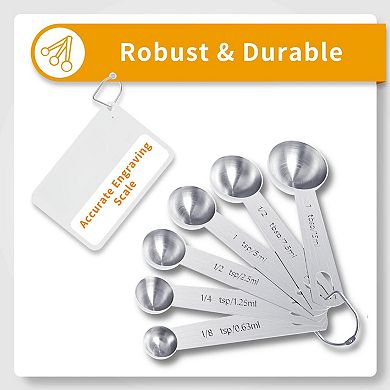 Stainless Steel Measuring Set with Kitchen Gadgets for Cooking