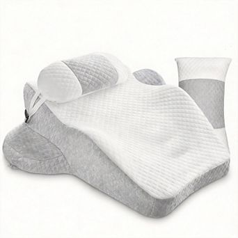 Multi-Positional Wedge Pillow Scientific Zoning Shoulder Memory Foam