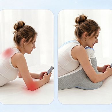 Multi-Positional Wedge Pillow Scientific Zoning Shoulder Memory Foam