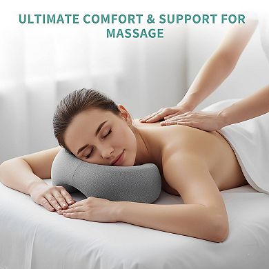 Face Down Pillow Breathable Memory Foam Massage Cradle Headrest