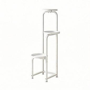 3 tier Metal Plant Stand Corner Shelf Indoor Outdoor
