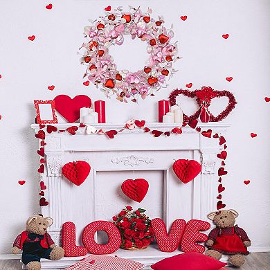 20" Wreath Heart Eucalyptus Door Wall Decor Wedding Mother Festival