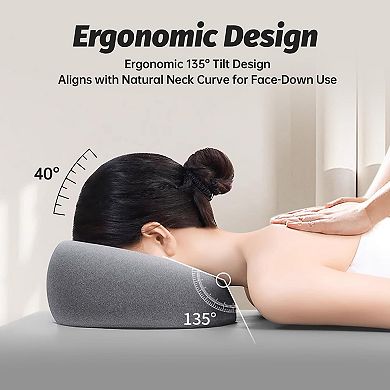 Face Down Pillow Massage Headrest Vitrectomy Recovery Removable Cover