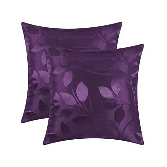 2 pc Growing Leaves Throw Pillow Cases