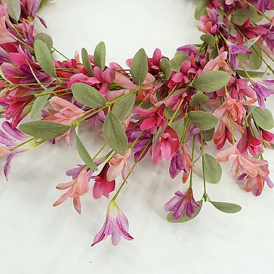 20" Forsythia Wreath Spring Summer Front Door Eucalyptus Farmhouse Decor