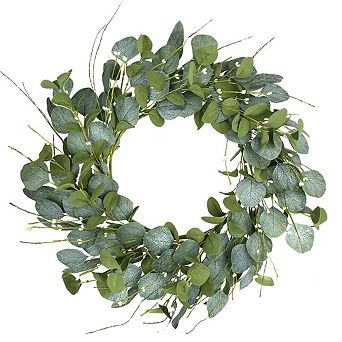 20" Eucalyptus Wreath Spring Summer Berries Wedding Mother Festival