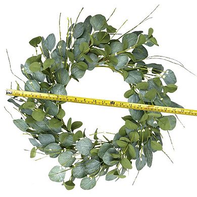 20" Eucalyptus Wreath Spring Summer Berries Wedding Mother Festival