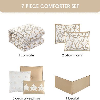 Nanshing Adoria Floral Comforter Set with Shams