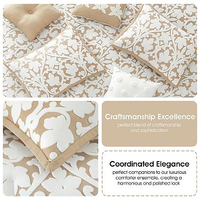 Nanshing Adoria Floral Comforter Set with Shams