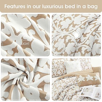 Nanshing Adoria Floral Comforter Set with Shams