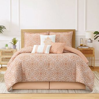 Nanshing Blaze Jacquard Comforter Set with Shams