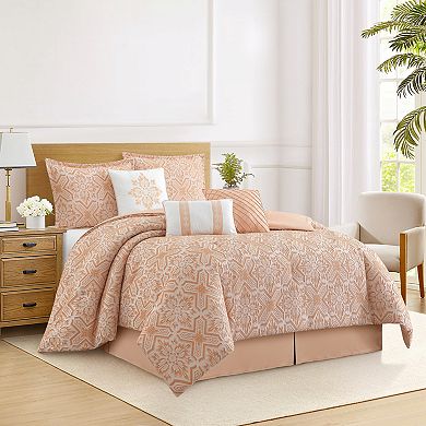 Nanshing Blaze Jacquard Comforter Set with Shams