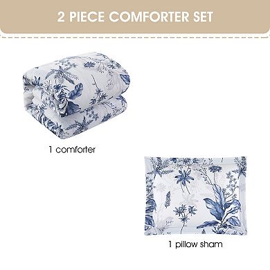 Nanshing Hasika Floral Comforter Set with Shams