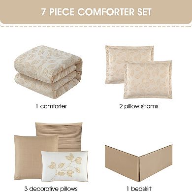 Nanshing Kyro Leaves 7-Piece Comforter Set