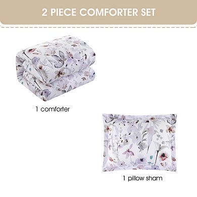 Nanshing Manoja Floral Comforter Set with Shams