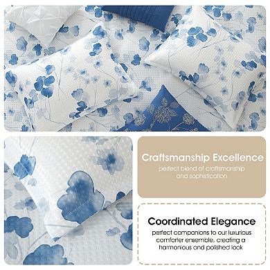 Nanshing Micah Floral Comforter Set with Shams