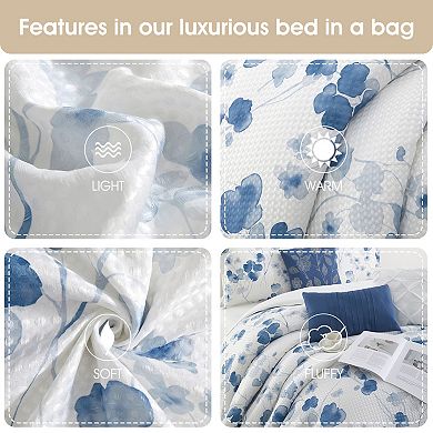 Nanshing Micah Floral Comforter Set with Shams