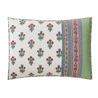 Modern Heirloom Serena Floral Quilt Set with Shams