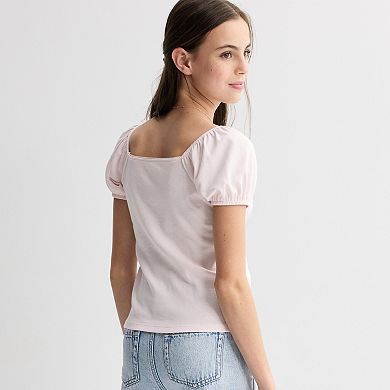 Girls 6-20 Plus Size SO® Cap Sleeve Top in Regular & Plus Size