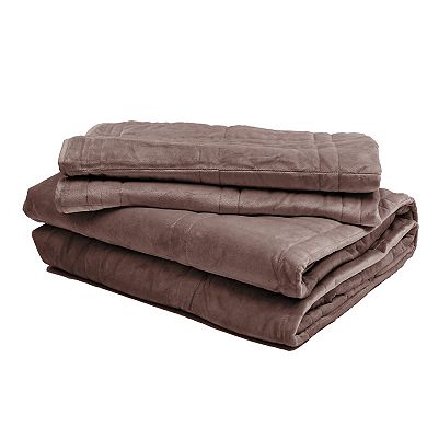 Serenta 3-Piece Box Quilted Micromink Bedspread Set