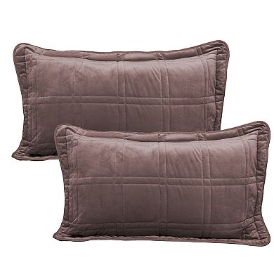 Serenta 3-Piece Box Quilted Micromink Bedspread Set