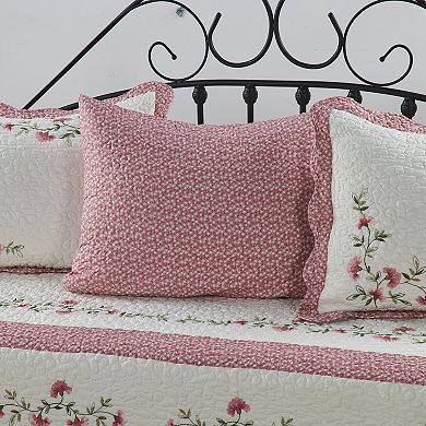 Serenta Embroidery Daybed Bedspread Set with Shams