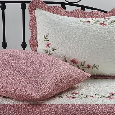 Serenta Embroidery Daybed Bedspread Set with Shams