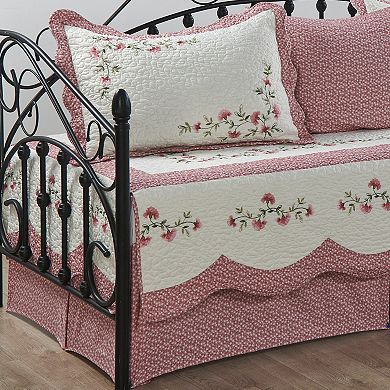 Serenta Embroidery Daybed Bedspread Set with Shams