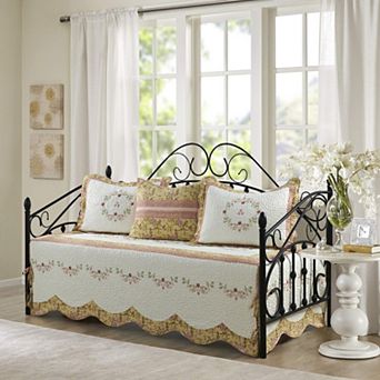 Serenta Embroidery Daybed Bedspread Set with Shams