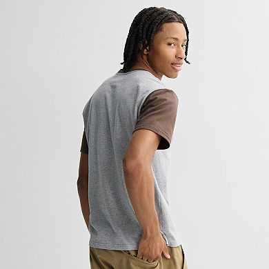 Men's Brixton Stock Short Sleeve Baseball Henley