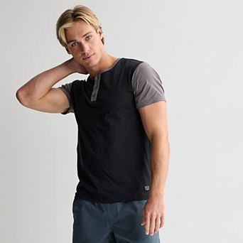 Men's Brixton Stock Short Sleeve Baseball Henley