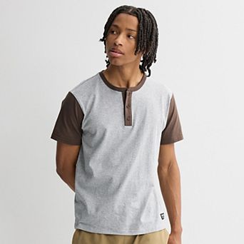 Men's Brixton Stock Short Sleeve Baseball Henley