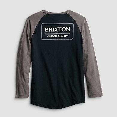 Men's Brixton Palmer Long Sleeve Baseball Raglan Tee