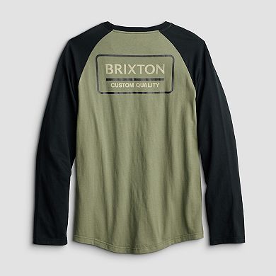 Men's Brixton Palmer Long Sleeve Baseball Raglan Tee