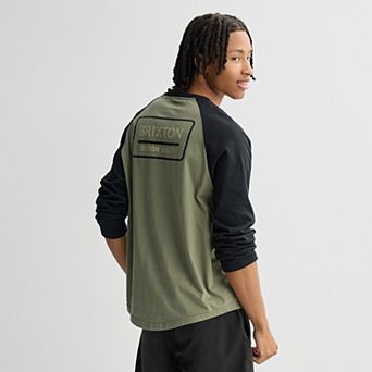 Men's Brixton Palmer Long Sleeve Baseball Raglan Tee