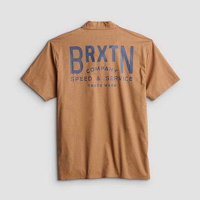 Men's Brixton Capital Print Short Sleeve Woven Shirt