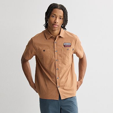 Men's Brixton Capital Print Short Sleeve Woven Shirt