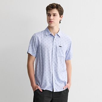 Men's Brixton Capital Print Short Sleeve Woven Shirt