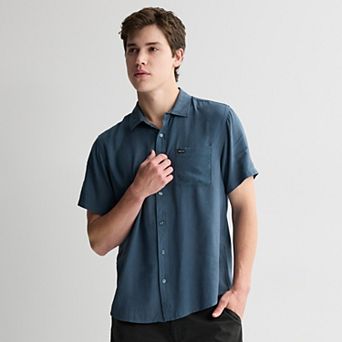 Men's Brixton Capital Short Sleeve Button-Down Woven Shirt