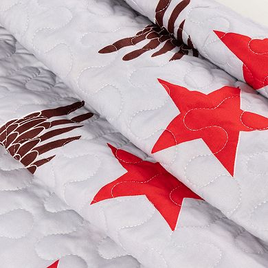 Lavish Home Stars Quilt Set with Shams