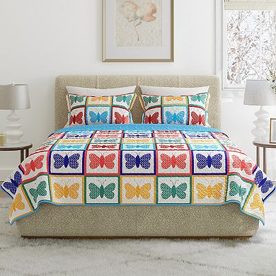 Lavish Home Quilt Set with Shams