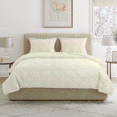 Lavish Home 3-Piece Quilt Set with Sham